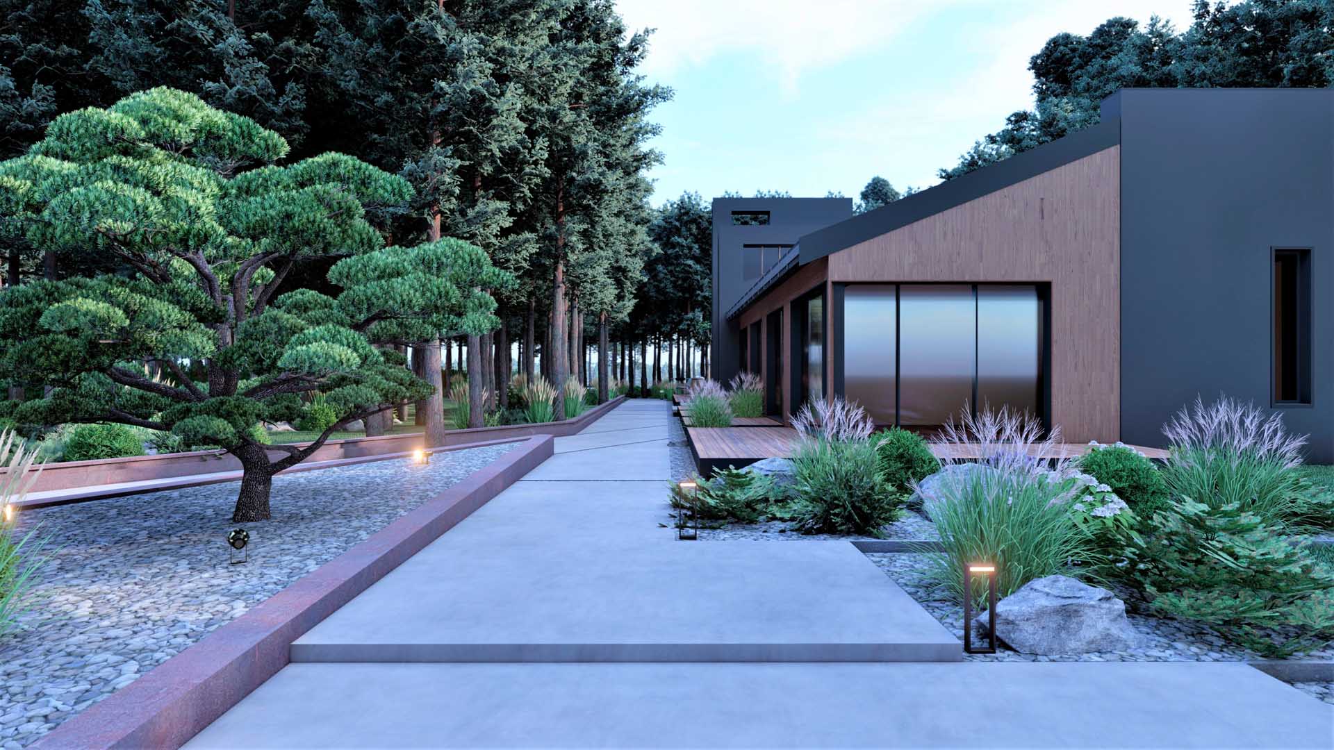 Компания с ландшафтного дизайна VIVE-group